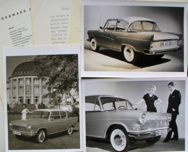 Borgward Arabella de Luxe Modelprogram 1960 Automobile-Presskit (7000)